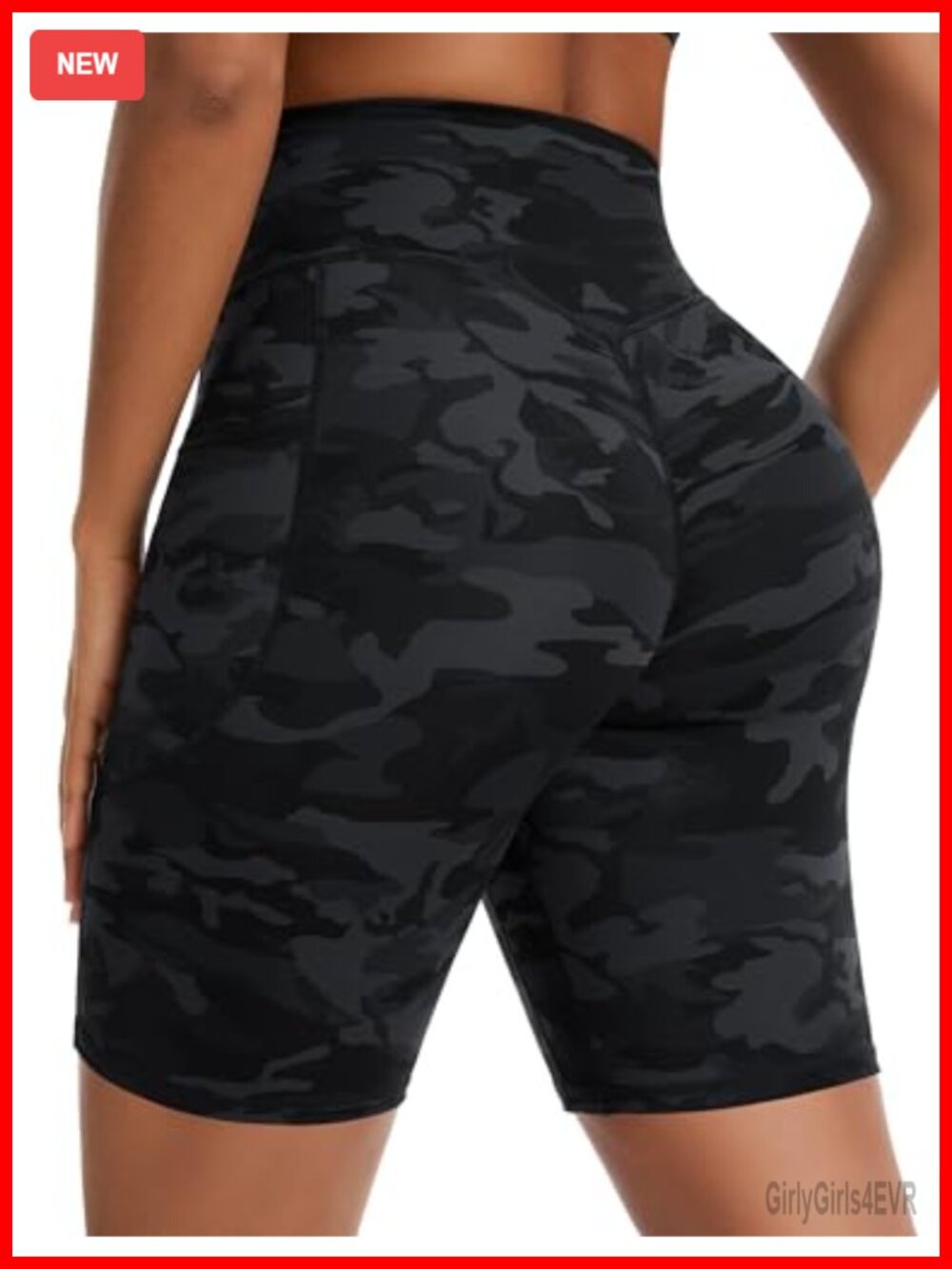 Butt Lifting High Waist Yoga Shorts Ruched Gym Workout Biker Shorts